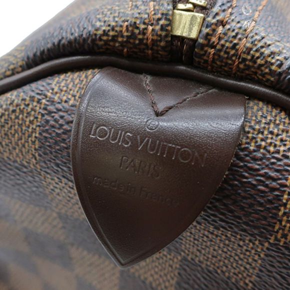 Louis Vuitton Handbag Speedy 30 Damier Ebene Brown - Picture 6 of 6